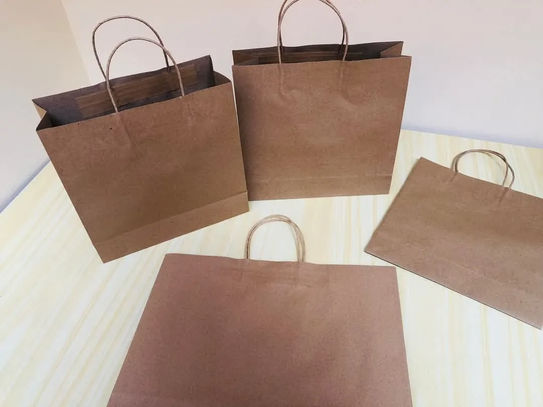 شنط كرافت كرتون عالى الجودة