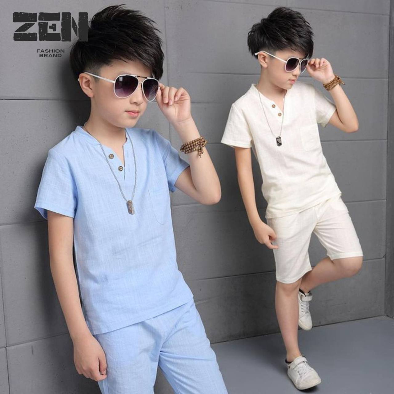 ترنج شورت كتان اطفالي