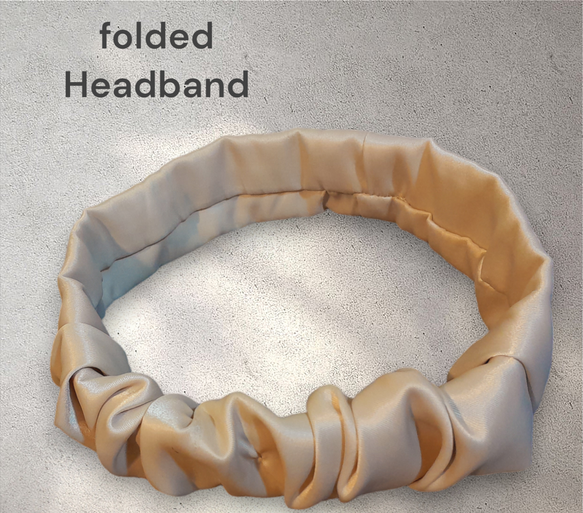 folded headband