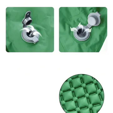 سرير مضلع قابل للنفخ التلقائى