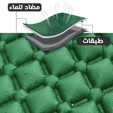 سرير مضلع قابل للنفخ التلقائى