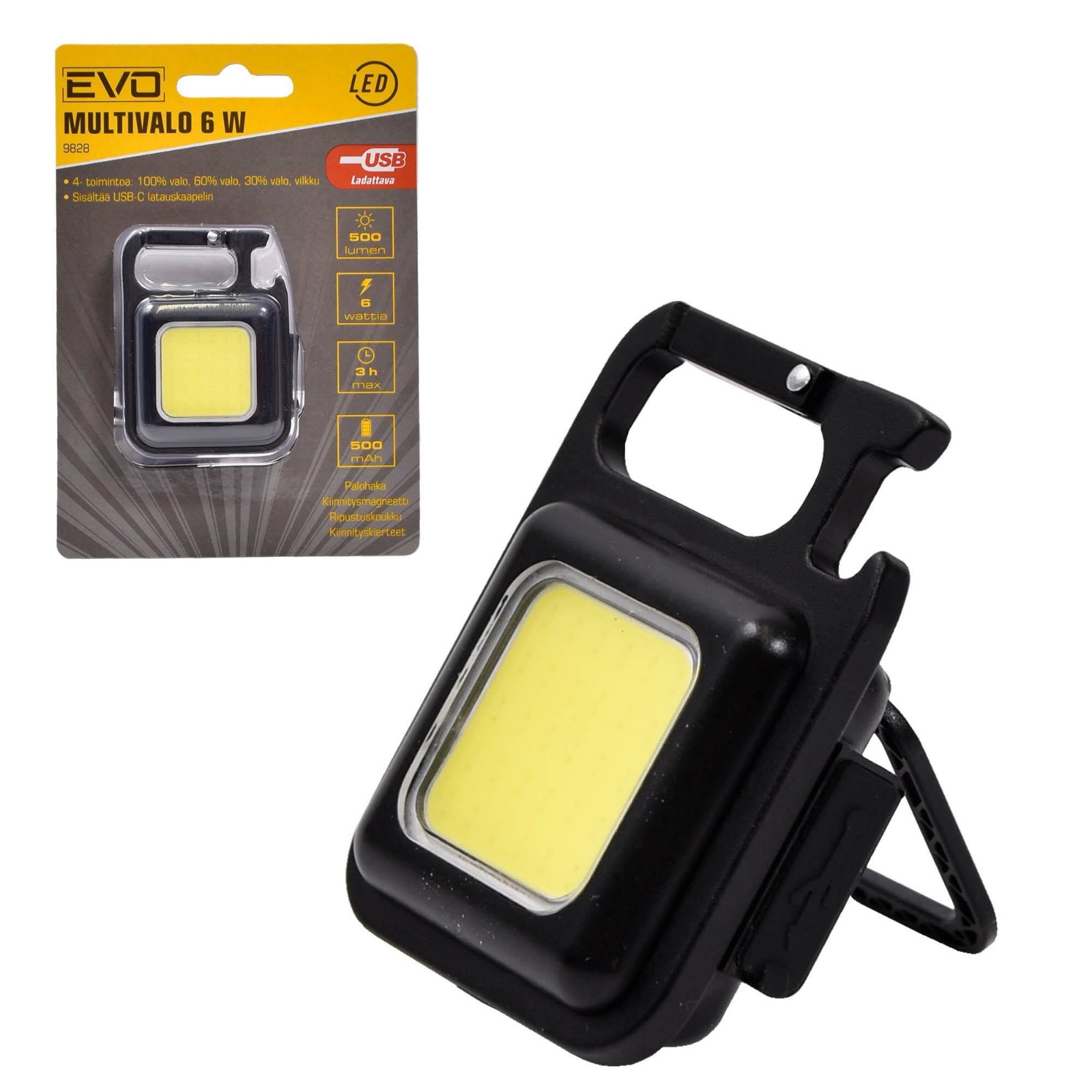 مصباح ليد يدوي صغير بإضاءة 6 واط