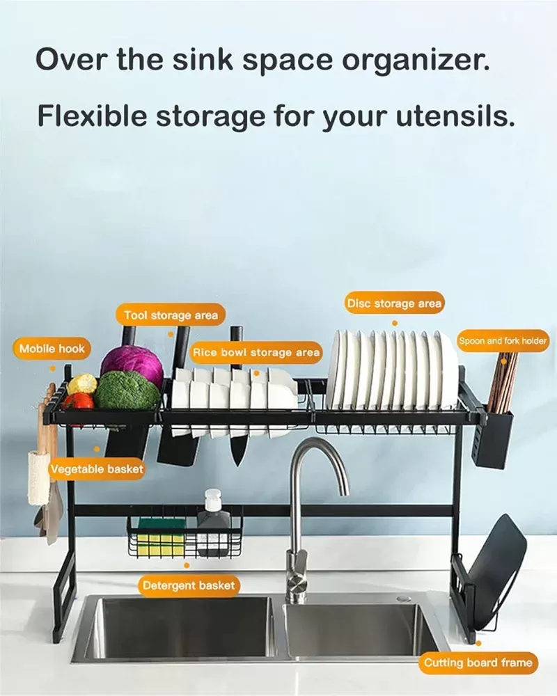 رف تجفيف الأطباق