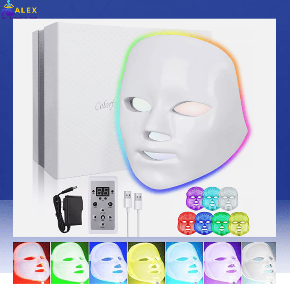 الماسك الضوئي الشهير, Colorful Led Beauty Mask
