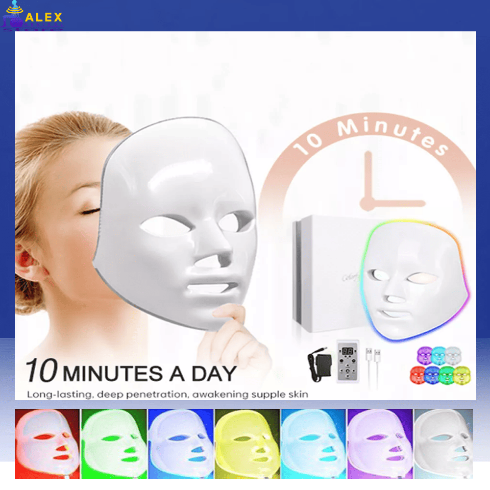 الماسك الضوئي الشهير, Colorful Led Beauty Mask