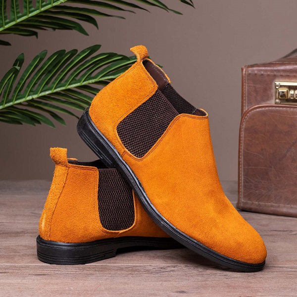 حذاء هاف بوت شمواه تشيلسي رجالي | MILANO SHOES