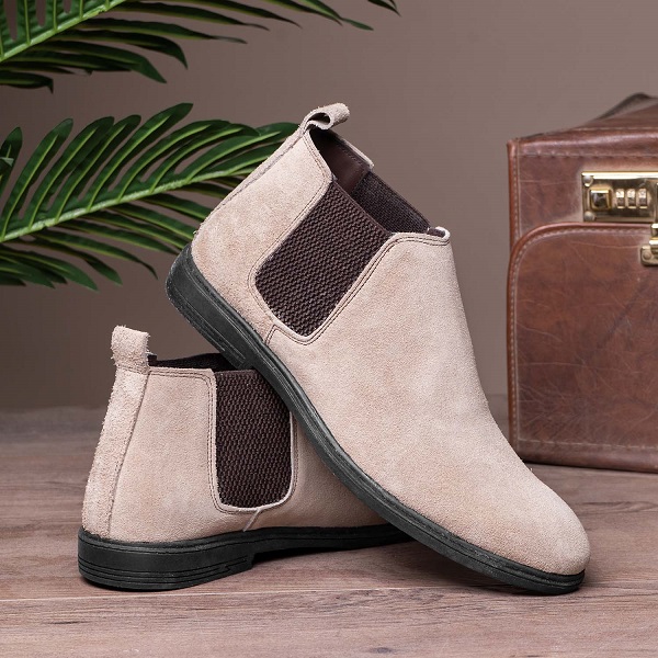 حذاء هاف بوت شمواه تشيلسي رجالي | MILANO SHOES