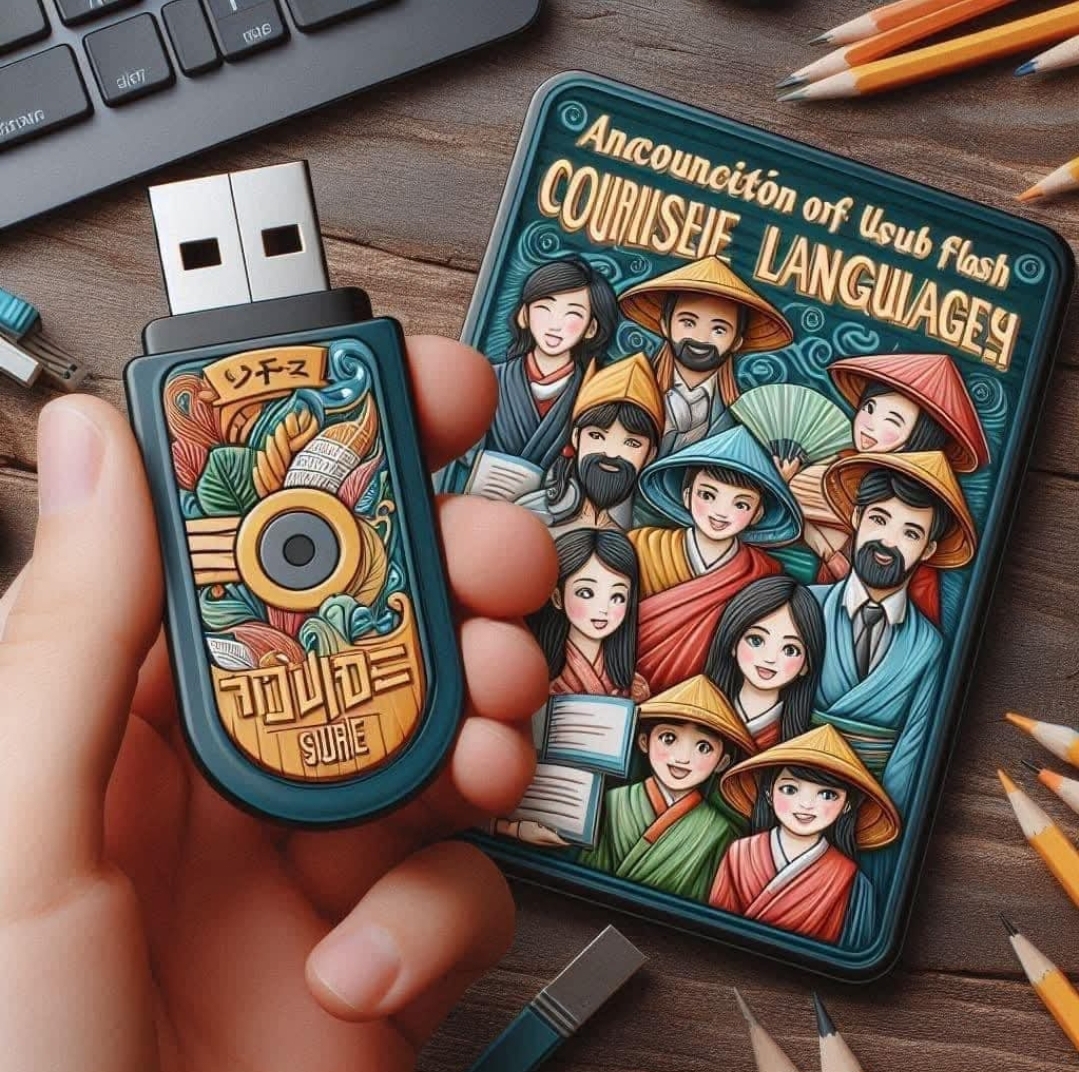 فلاشة كورس اللغات