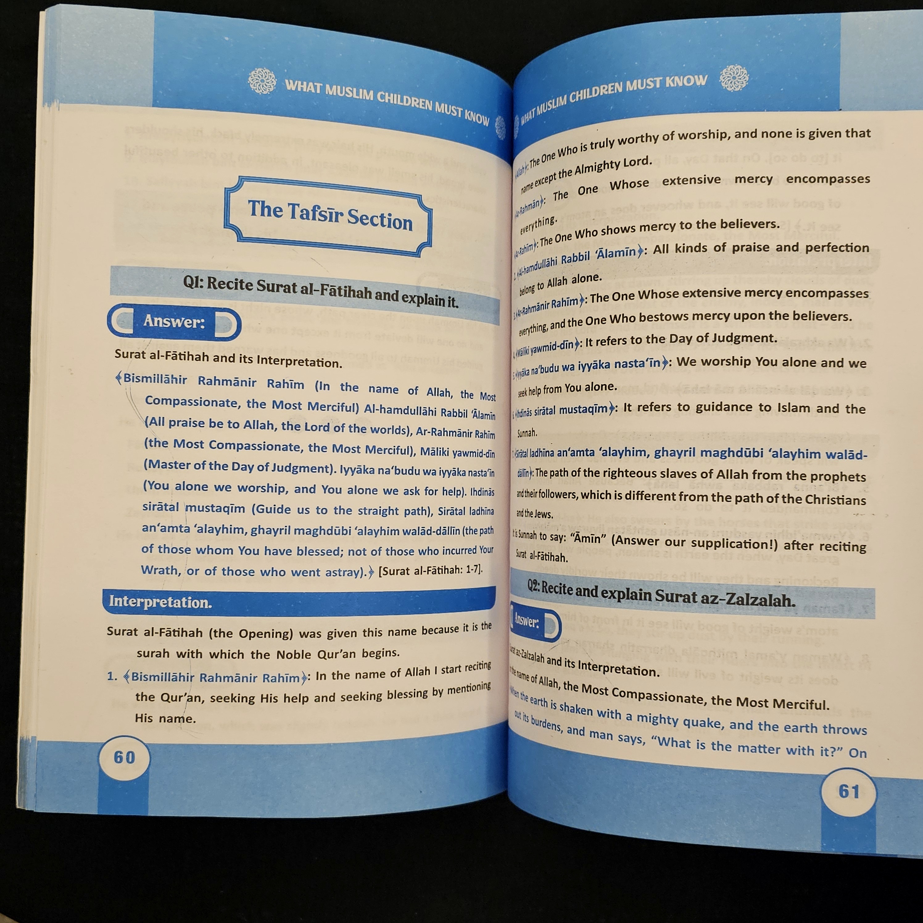 What Muslim Children Must Know