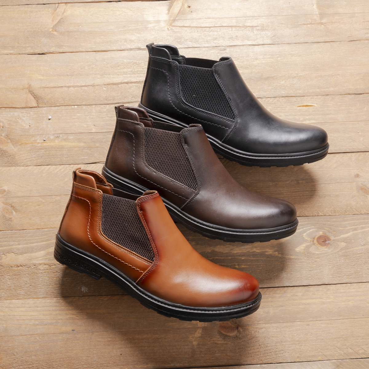 هاف جلد طبيعي مقاسات خاصة  LEVA Brand Shoes