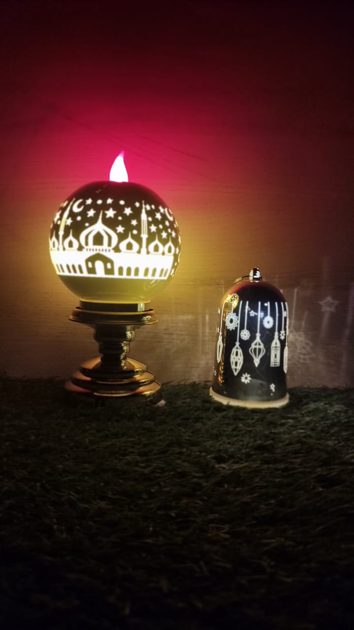 أباجورة قبة مسجد + فانوس رمضان