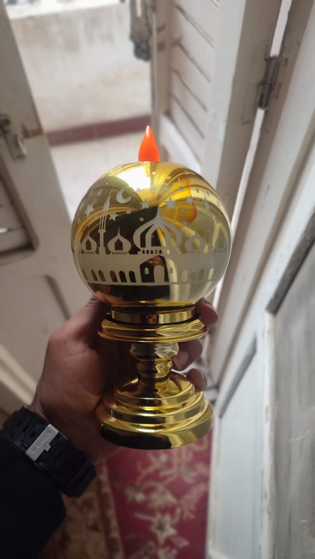 أباجورة قبة مسجد + فانوس رمضان