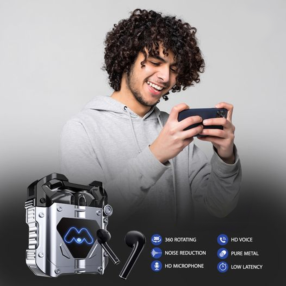 سماعة آيرون بودز للألعاب – صوت محيطي 360° وضمان سنة