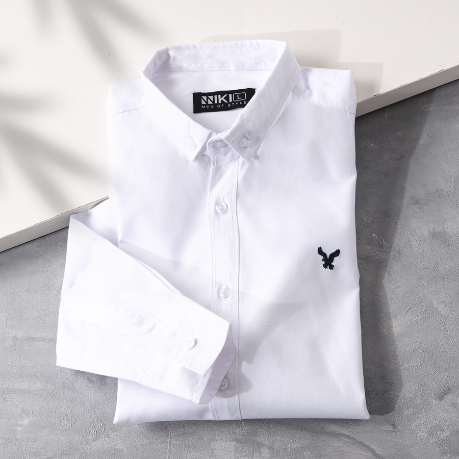 قميص إيجل قطن أكسفورد | American Eagle