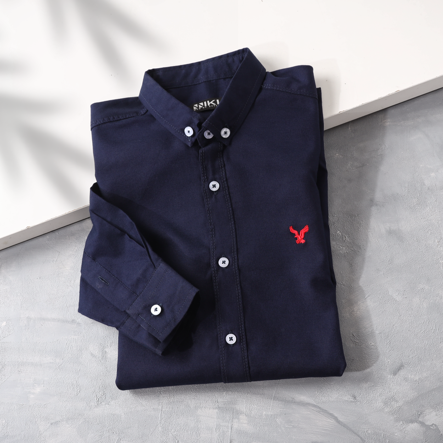 قميص إيجل قطن أكسفورد | American Eagle