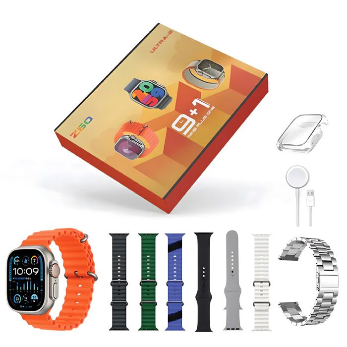 ساعة ذكية 8 إستراب وإسكرين Z60 Ultra 2 Smartwatch