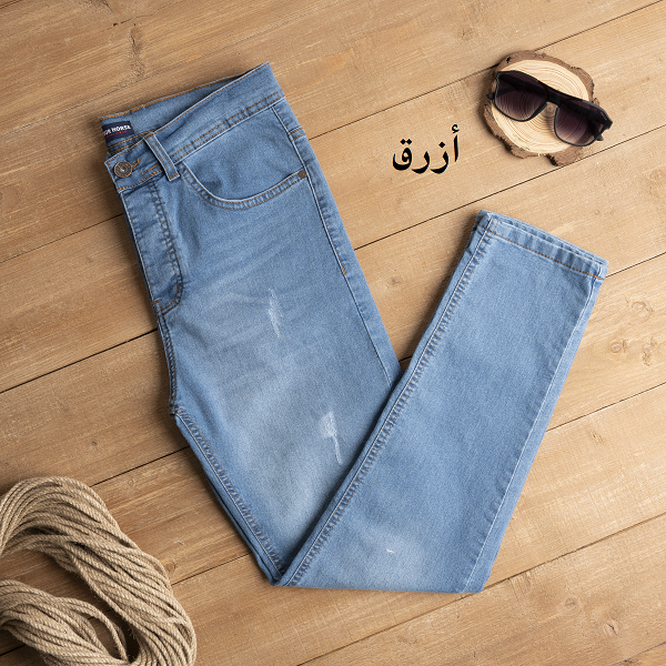بنطلون جينز رجالي مخربش FOURVEN JEANS