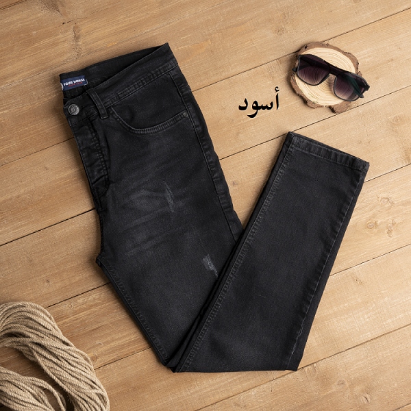 بنطلون جينز رجالي مخربش FOURVEN JEANS