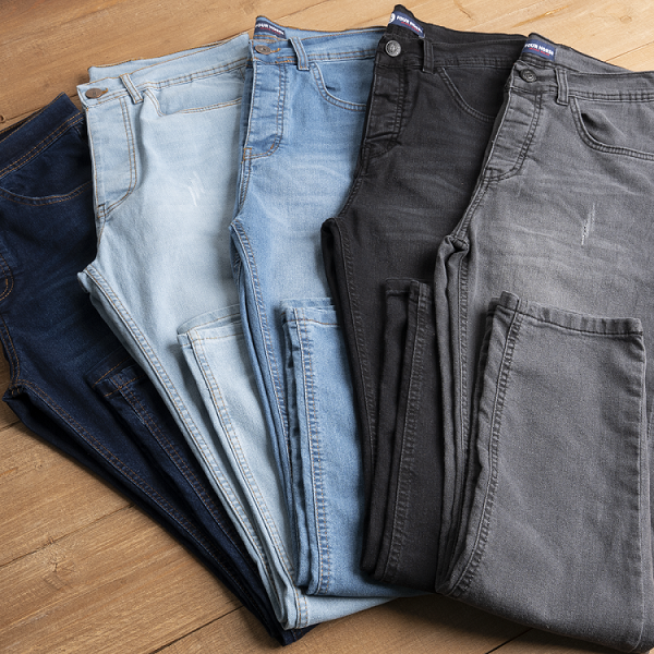 بنطلون جينز رجالي مخربش FOURVEN JEANS