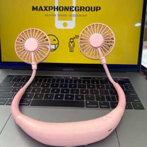 مروحة رقبة رياضية محمولة HVV – 3 سرعات + شحن USB
