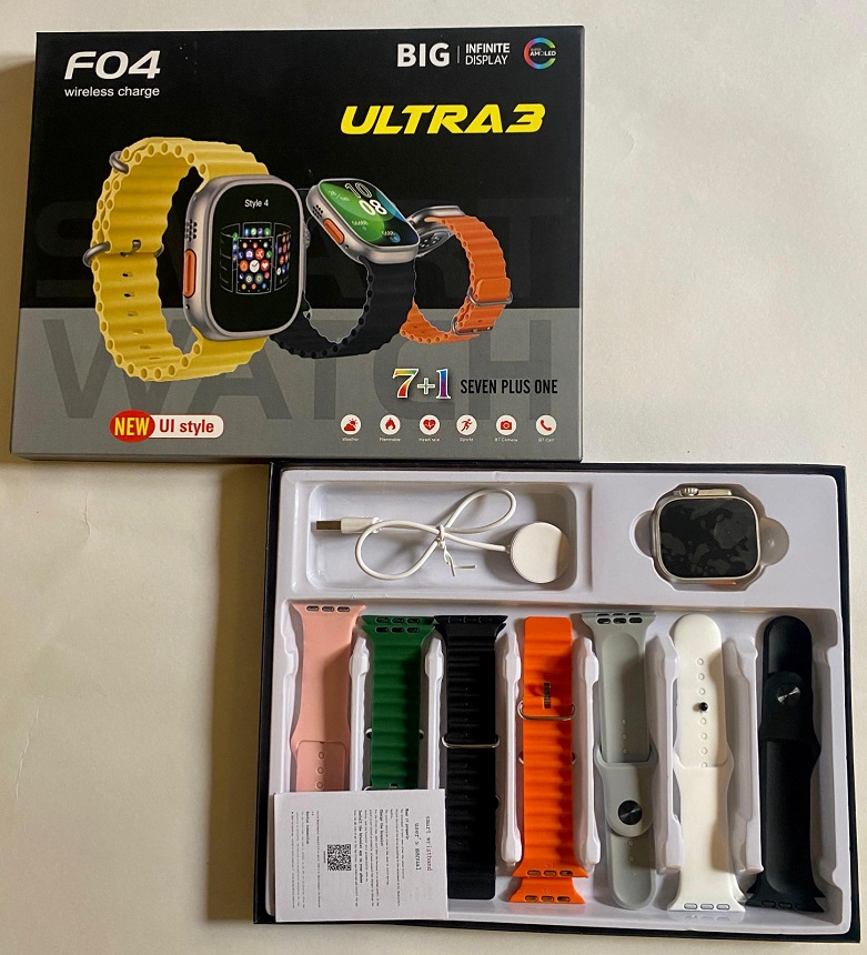 ساعة استراب ULTRA 3x7 الذكية – 3 موديلات مميزة