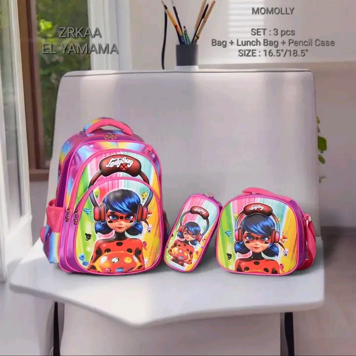 طقم استريو 3 قطع تحفه بناتي وولادى اشكال تجنن 😍🥰✅🎒