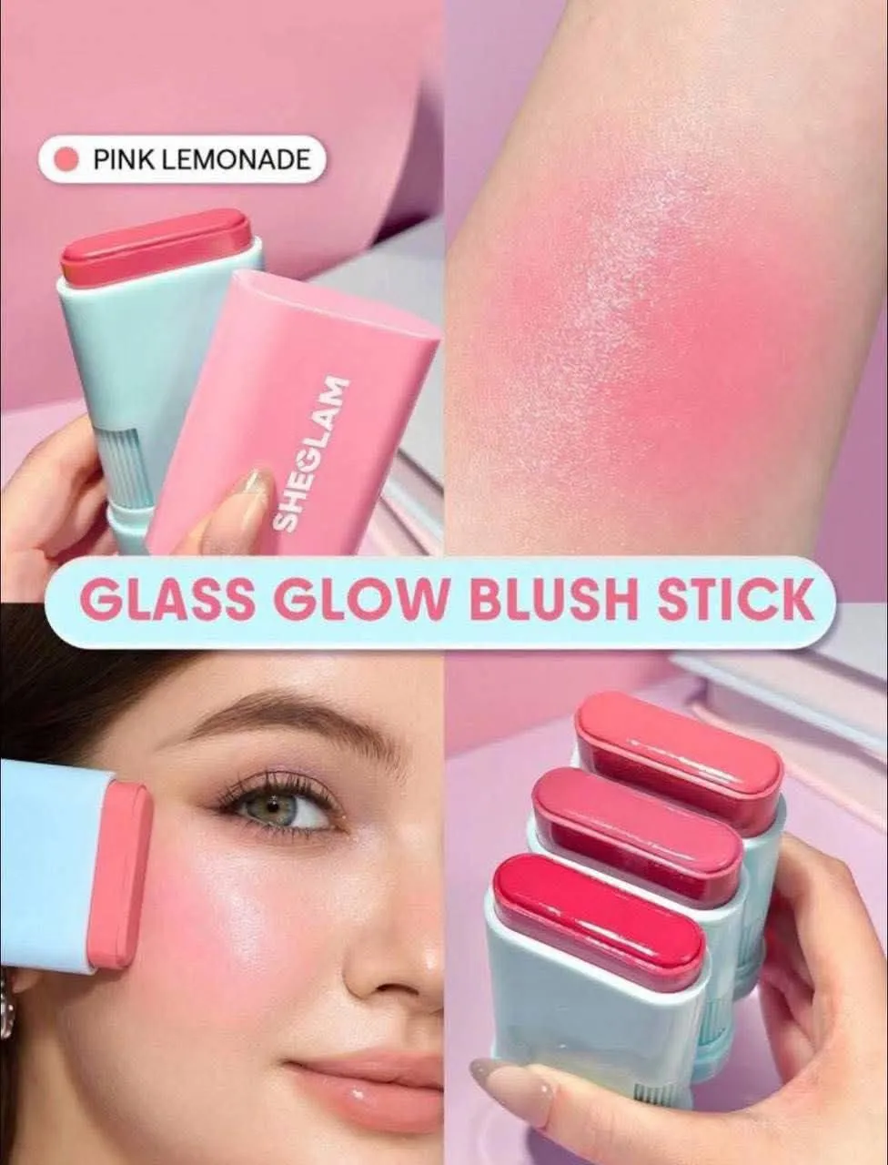  Sheglamglass glowblush stick brisk