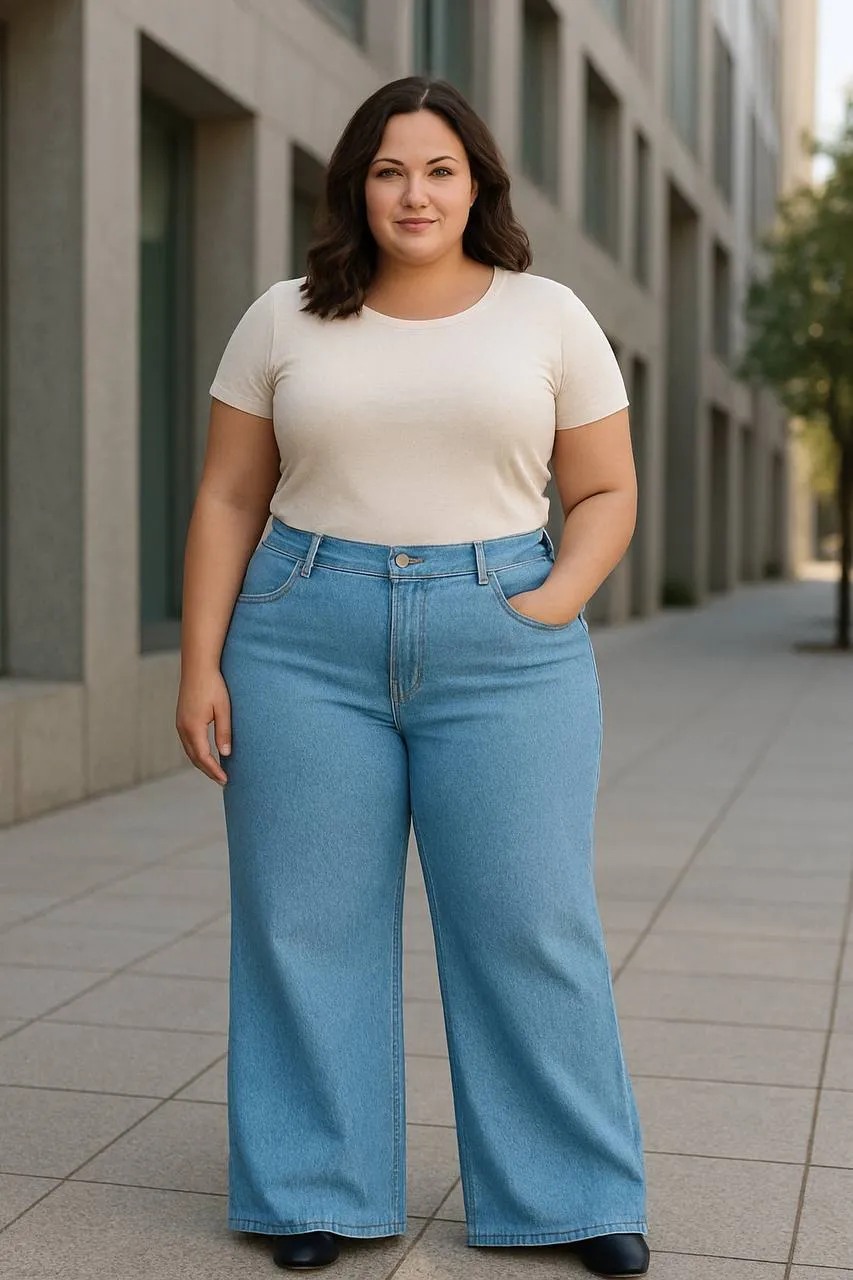 wide leg-plus-size