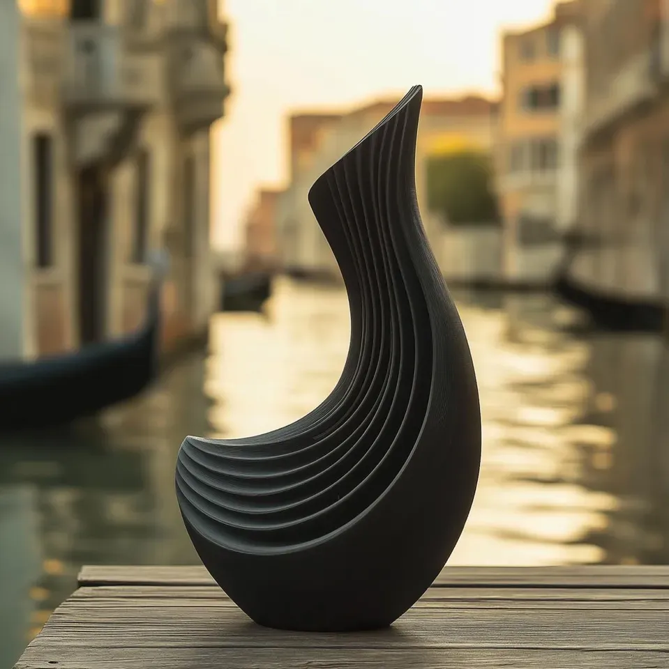 Black Swan Vase