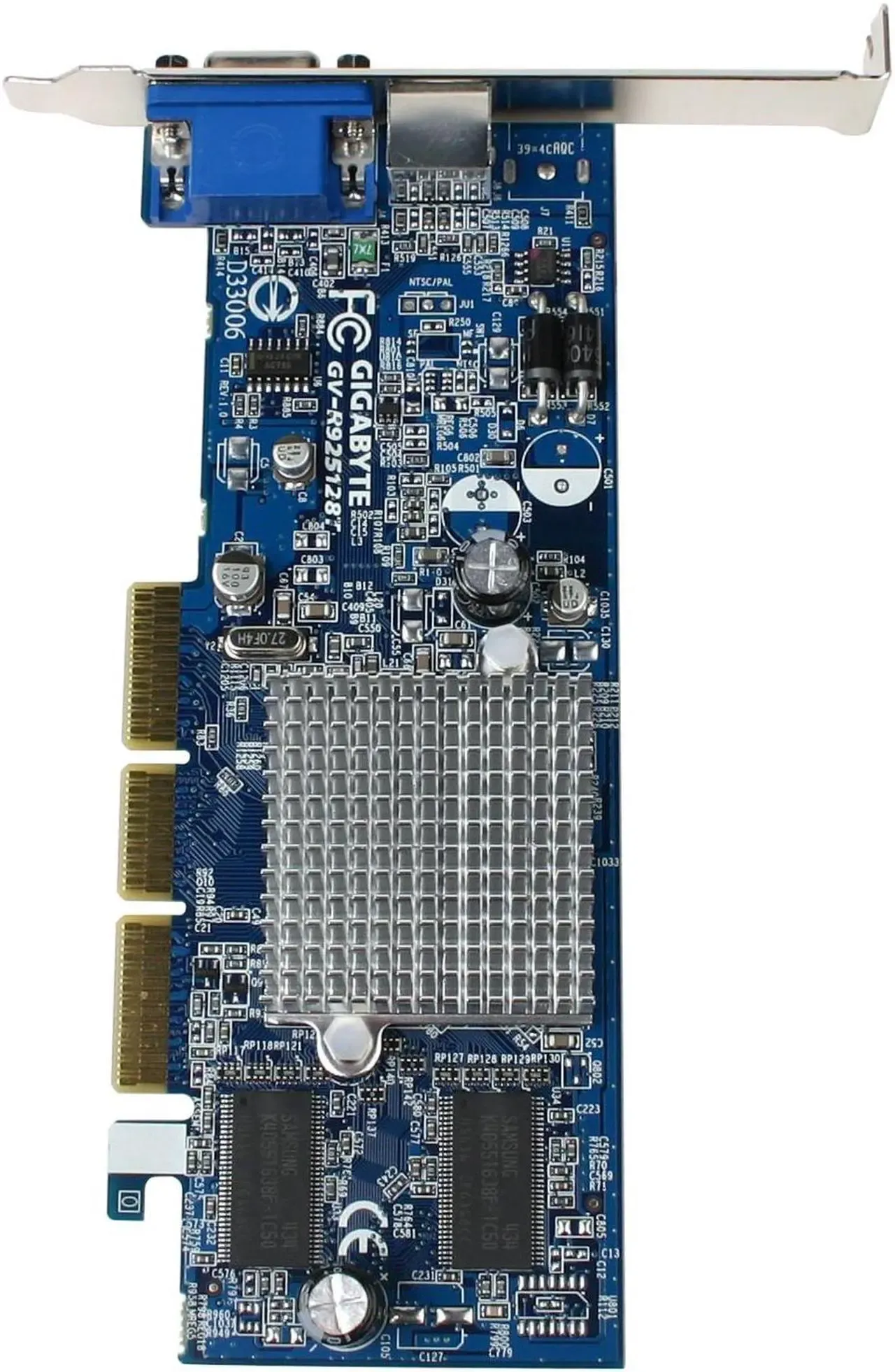 GIGABYTE Radeon 9250 128MB DDR AGP 4X/8X Graphics Card GV-R925128T