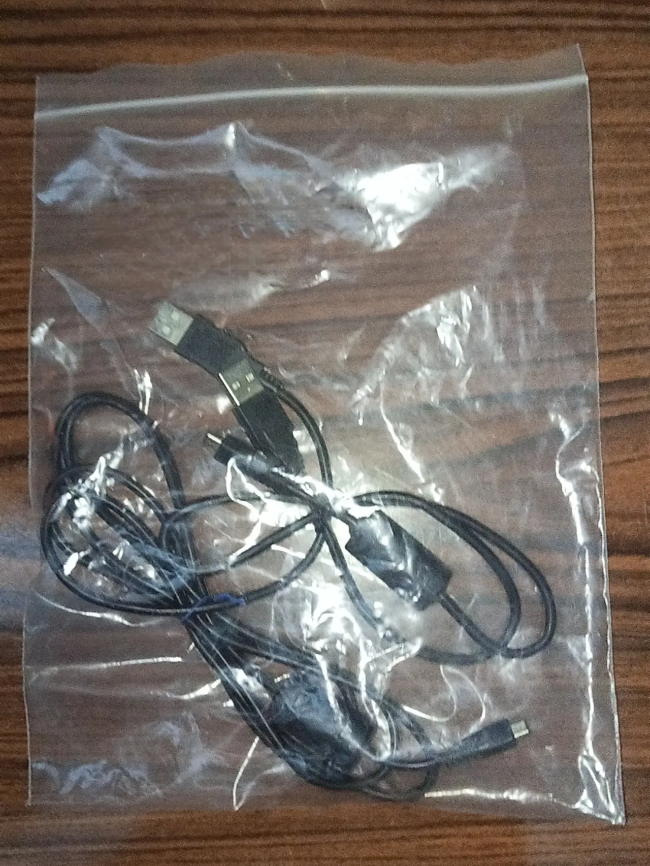 USB 2.0 A Male to Mini-B Male Cable for Cameras, Canon, Cable 1.5m-Black - Multi Plug - Multi Plug
