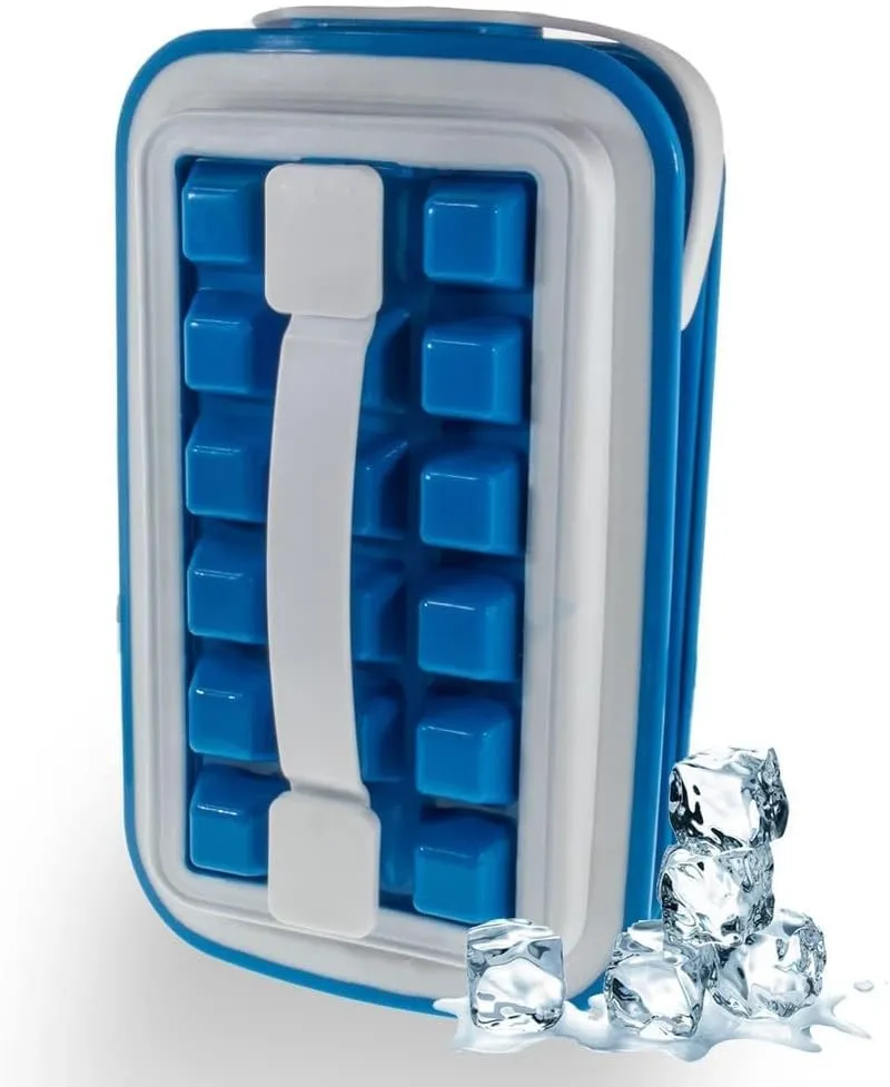 صينية مكعبات الثلج للفريزر 2 في 1 محمولة متعددة الوظائف