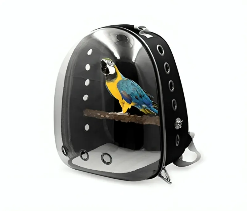 حقيبة ظهر للطيور مع حامل