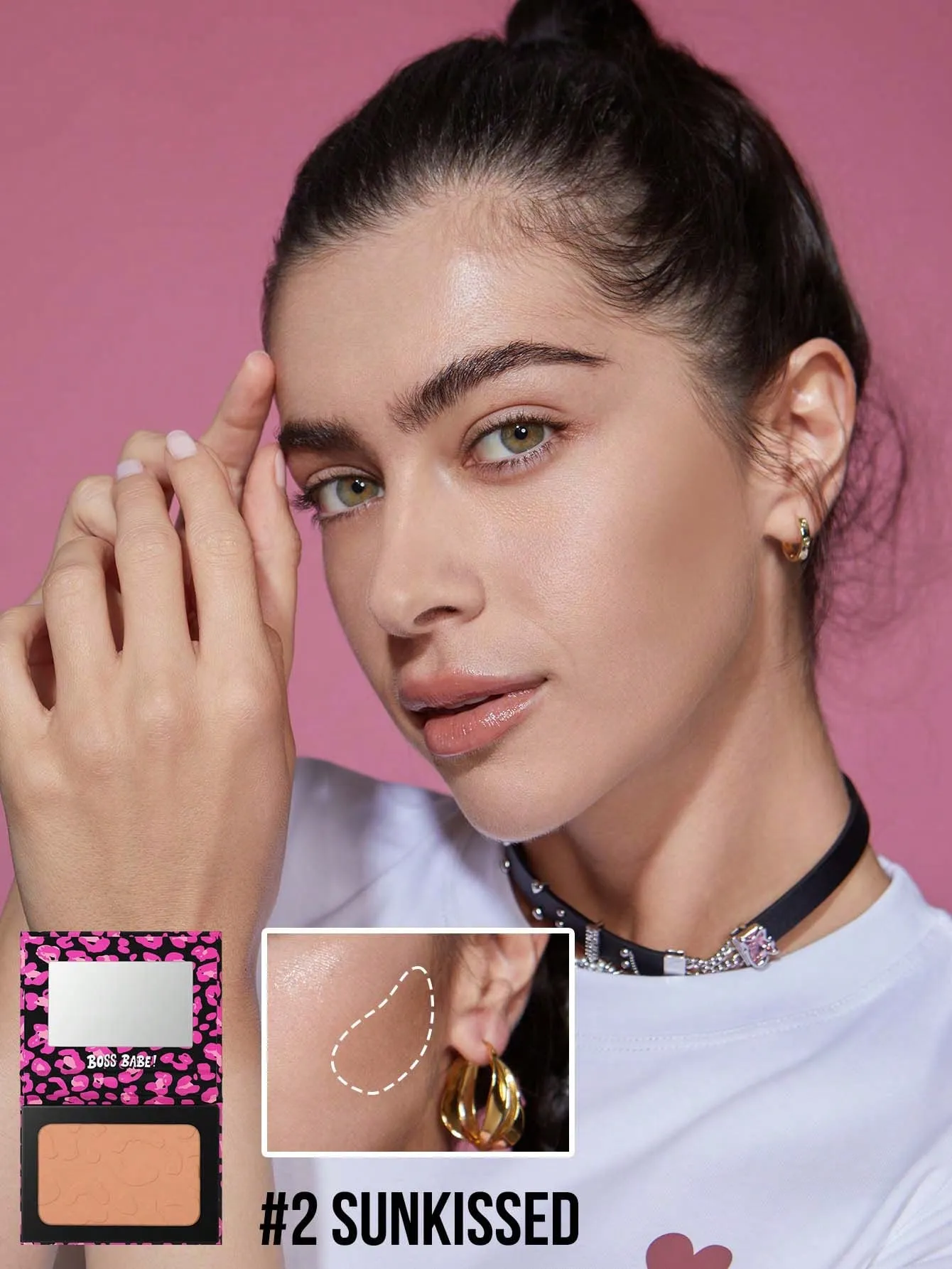 Misslyn Bronzing & Contouring Powder, Bronzer, Matte Bronzer