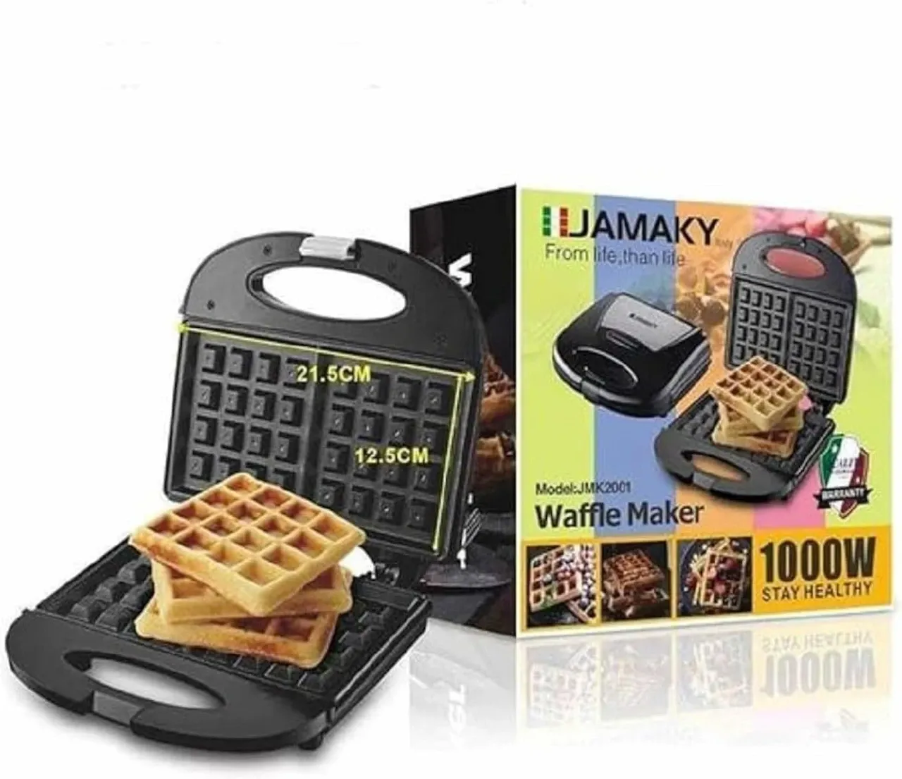 ماكينة صنع الوافل جاماكى JMK-2001 – قوة 1000 وات