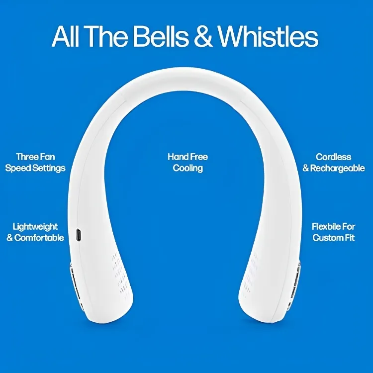 مروحة ومبرد هواء للرقبة 3 سرعات