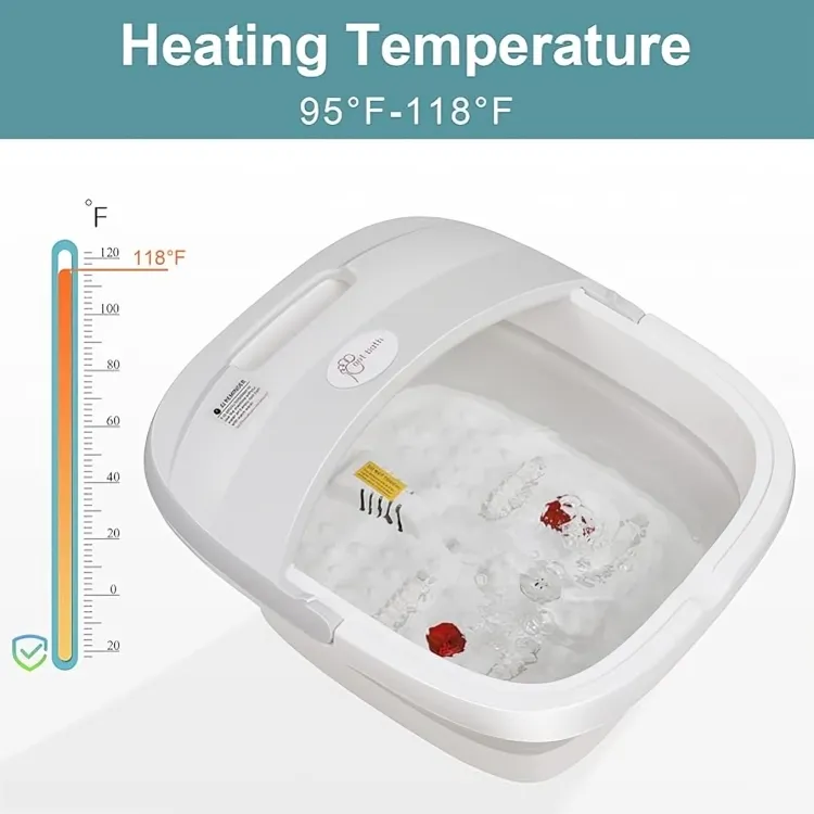 حوض تدليك كهربائي للقدمين قابل للطي