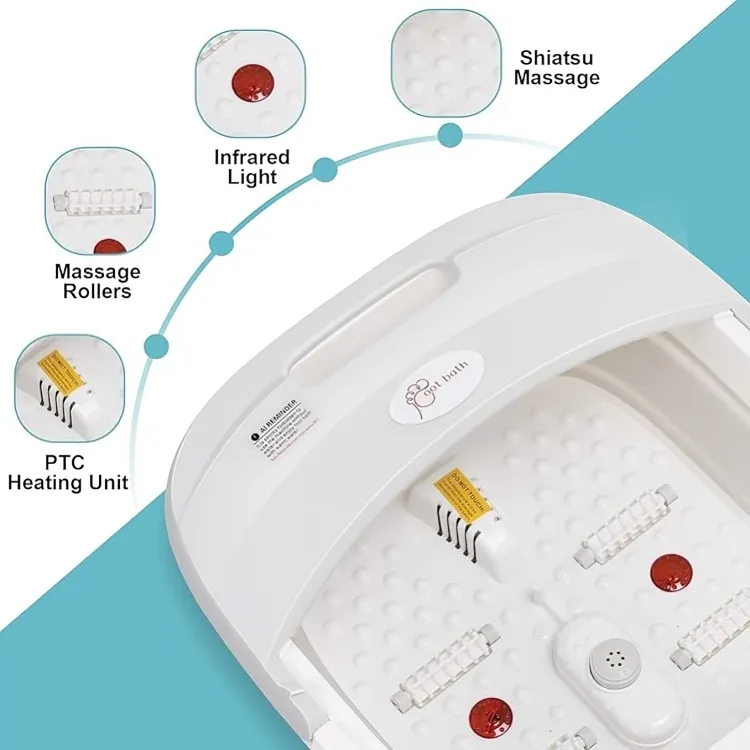حوض تدليك كهربائي للقدمين قابل للطي