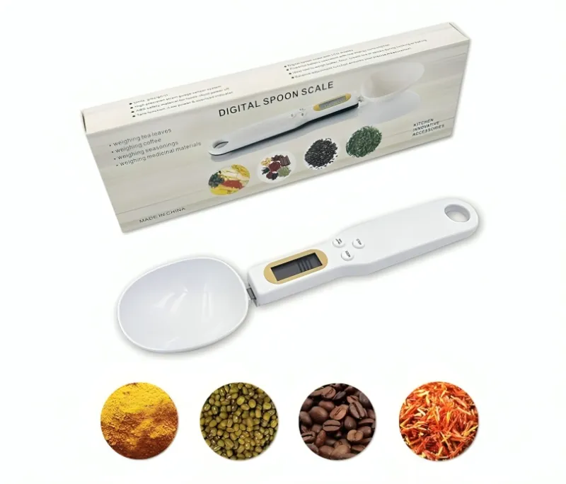 ميزان ملعقة رقمي بشاشة دقيقة متعدد الوظائف