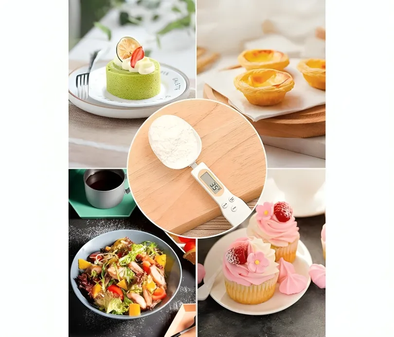 ميزان ملعقة رقمي بشاشة دقيقة متعدد الوظائف