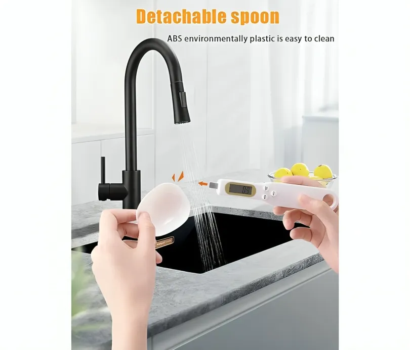 ميزان ملعقة رقمي بشاشة دقيقة متعدد الوظائف