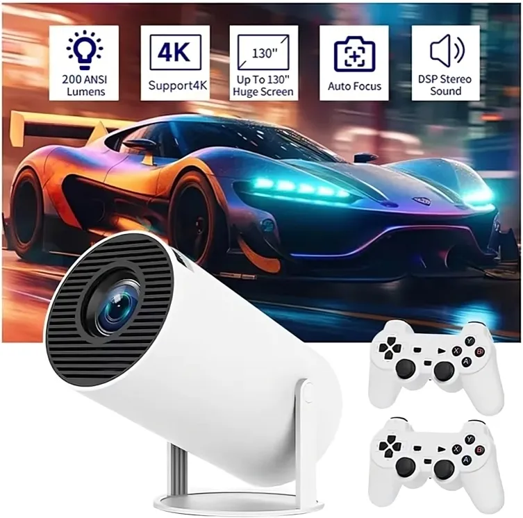 جهاز عرض ألعاب مع وحدة تحكم