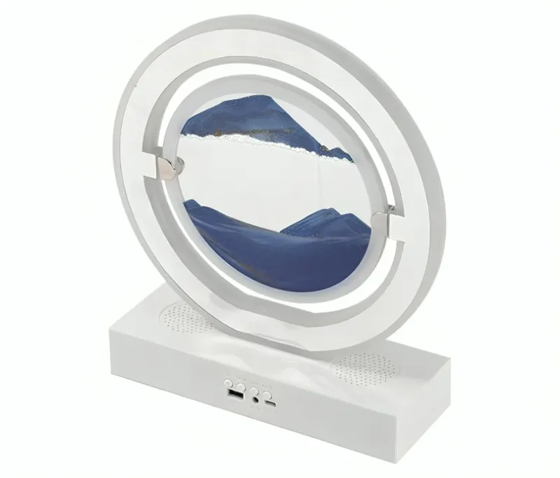 مصباح الساعة الرملية متعدد الألوان