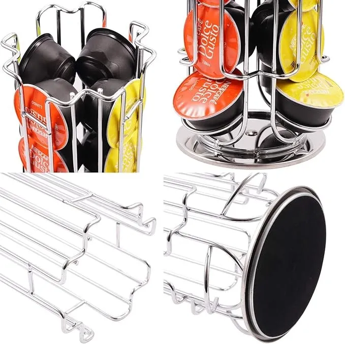 رف تخزين قهوة ل 24 قطعة