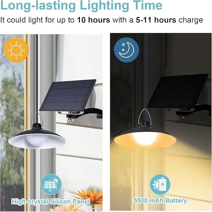 أضواء قلادة الشمسية