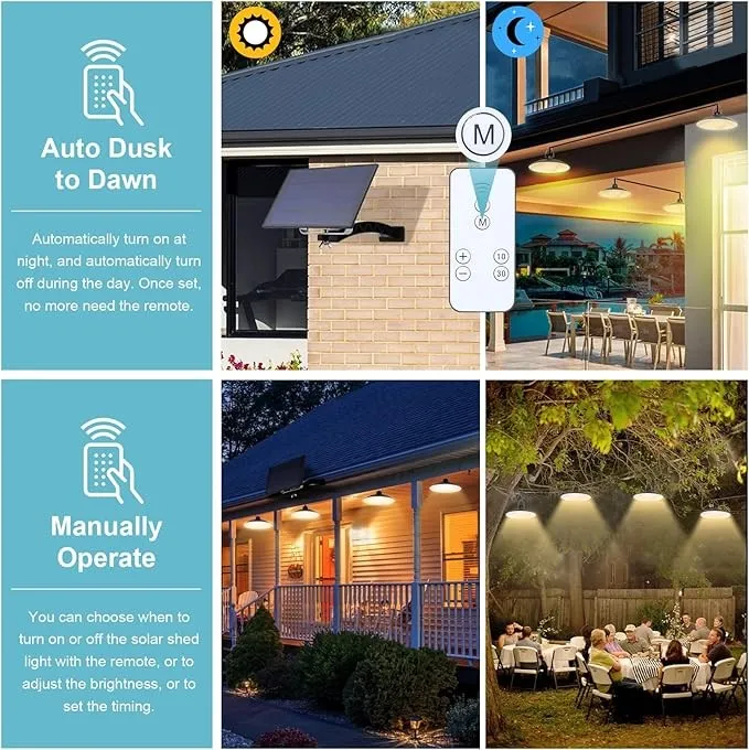 أضواء قلادة الشمسية