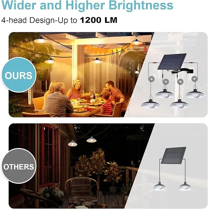 أضواء قلادة الشمسية