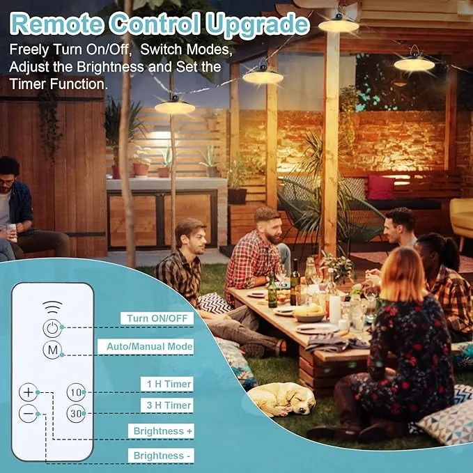 أضواء قلادة الشمسية