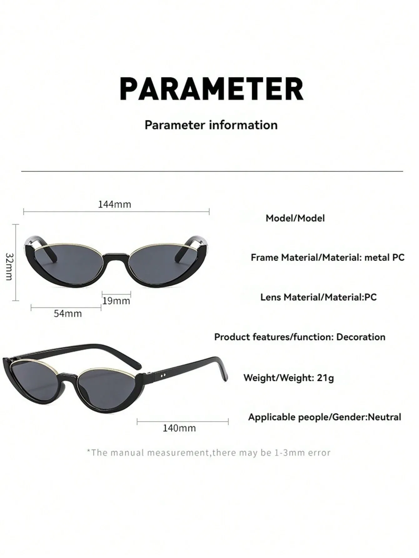 Fashion Cat Eye Fashion Glasses For Women Fashion Glasses For Women - image 4