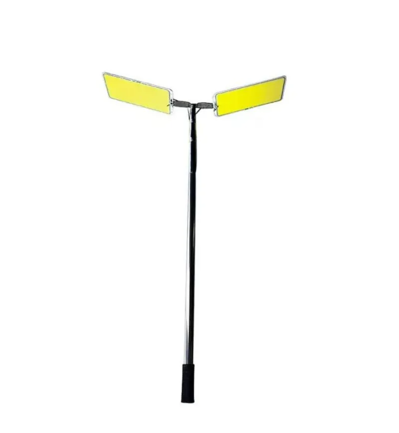 مجموعة مصابيح LED للتخييم بعمود تلسكوبي خارجي